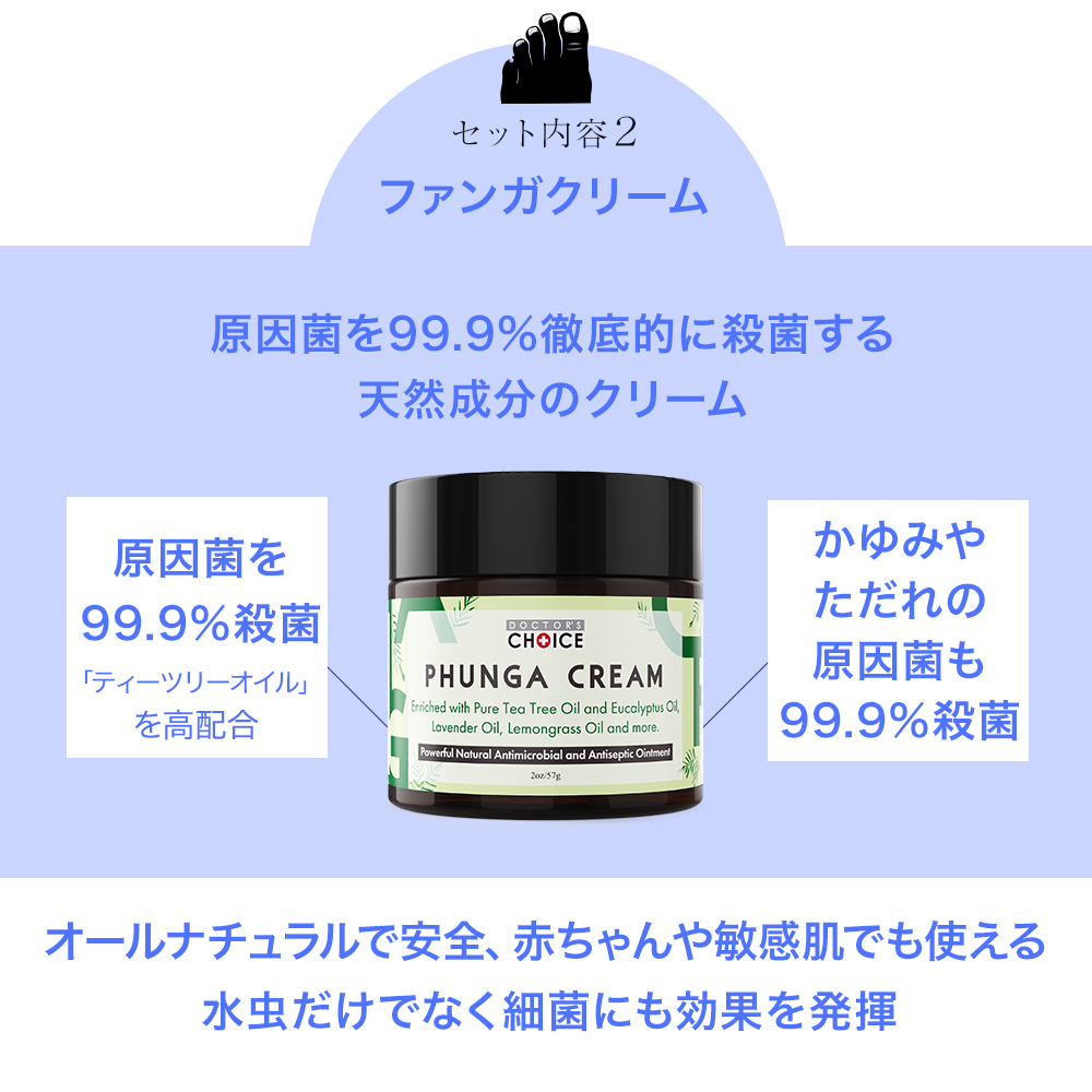 数量限定】 ドクターズチョイス ファンガクリーム 57g PHUNGA CREAM