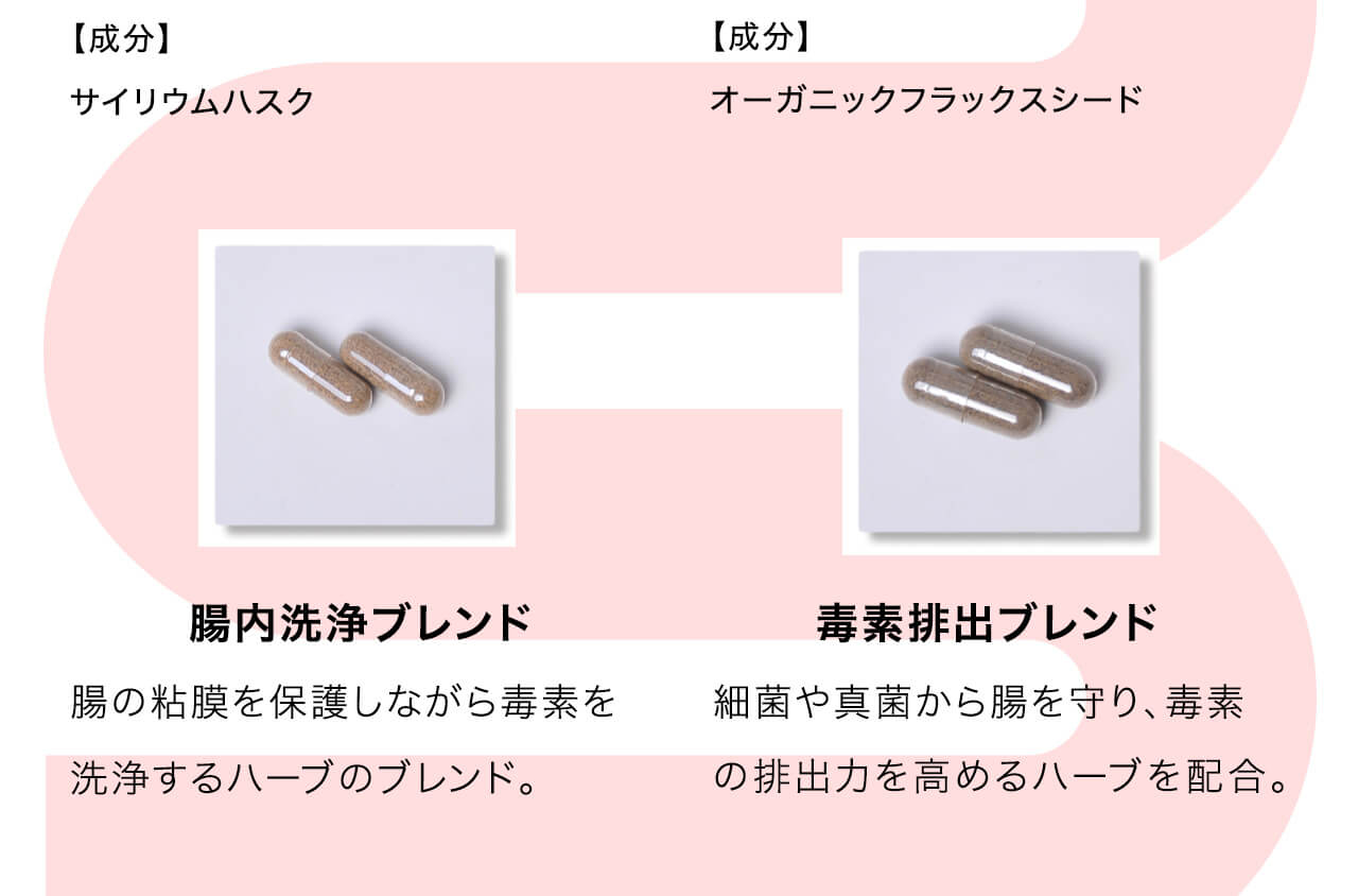 腸内洗浄ブレンドは腸の粘膜を保護しながら毒素を洗浄するハーブのブレンドです