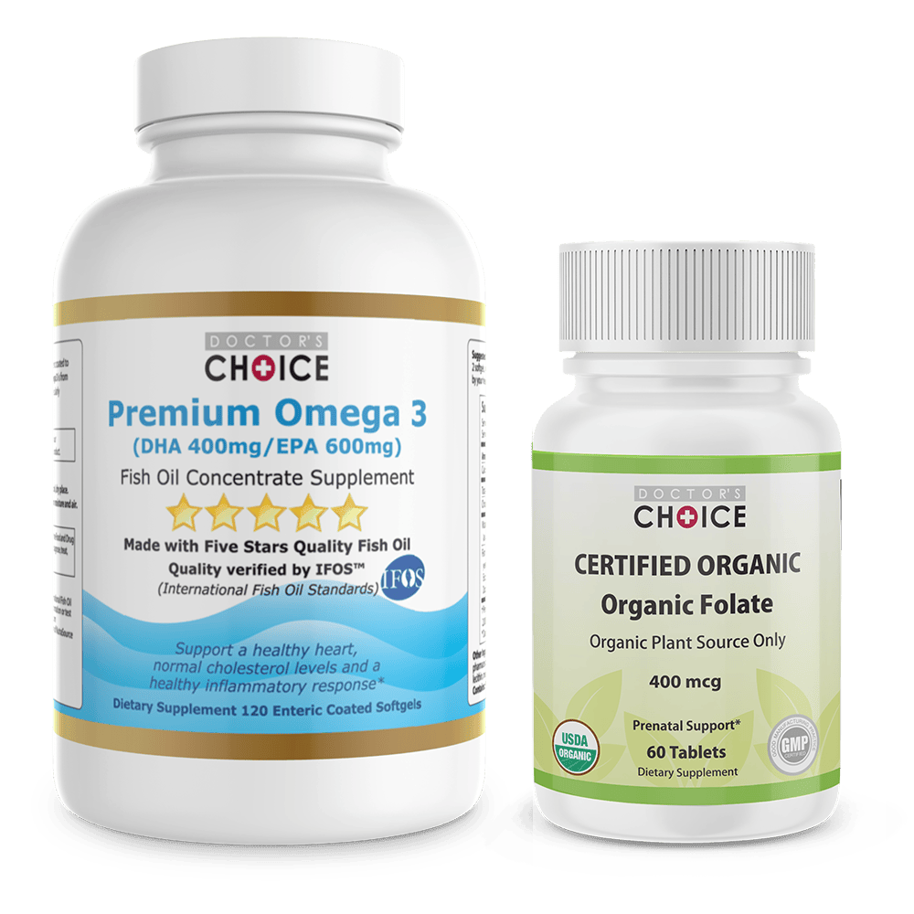定期オーガニック天然葉酸 ＋プレミアムオメガ３